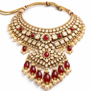 Oxidized Kundan Necklace — Bridal Imitation Jewellery