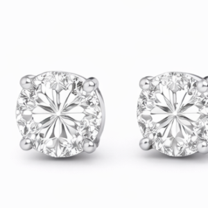 Classic Diamond Studded Earrings for Daily Wear